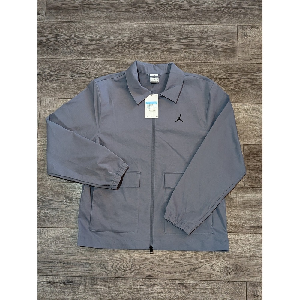 NWT Jordan Golf Mens M Full Zip Jacket Grey Jumpman Utility Pockets 
MSRP $125